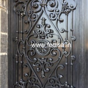 Artistic Gate Grill Design for Stylish Home Security No-5732
