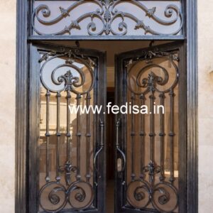 Stylish Metal Gate Grill Design for Main Entrance No-5741