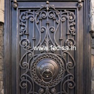 High-End Gate Grill Design for Luxury Residences No-5745