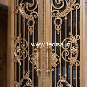 Grand Entrance Gate Grill Design for Luxury Villas No-5748