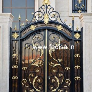 Elegant Villa Gate Grill Design with Luxury Finish No-5755