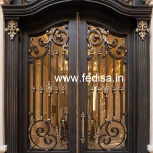 Artistic Steel Gate Grill Design for Home Fronts No-5760