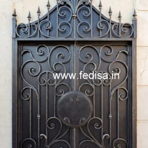 Modern Gate Grill Design with Minimalist Pattern No-5763