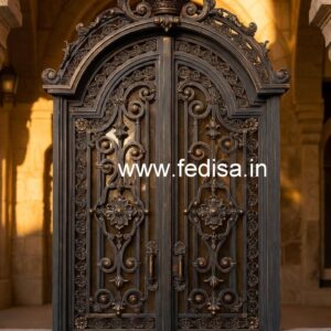 Royal Entrance Gate Grill Design for Luxury Villas No-5777