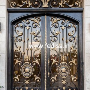 Premium Iron Gate Grill Design for Luxury Villas No-5804