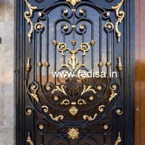 Beautiful Gate Grill Design for Modern Villa Exterior No-5808