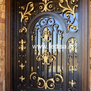 Stylish Main Gate Grill Design with Modern Patterns No-5816