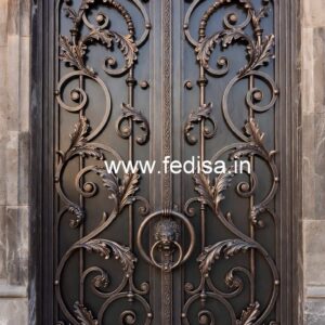 Royal Front Gate Grill Design for Contemporary Villas No-5819