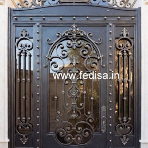 Designer Sliding Gate Grill Design for Modern Homes No-5824