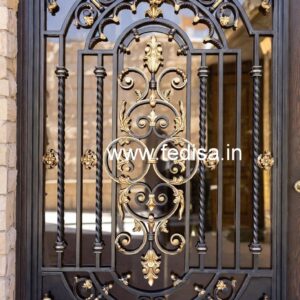 Artistic Villa Entrance Gate Grill Design Inspiration No-5828