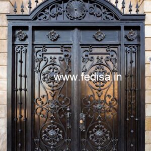 Artistic House Entrance Grill Gate Design No-5852