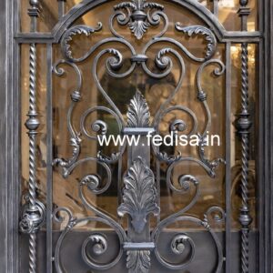 Modern Fancy Gate Grill Design for Elegant Houses No-5869
