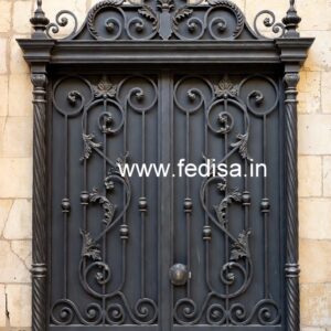 Elegant House Front Grill Gate Design for Villas No-5873