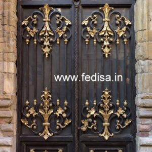 Artistic Modern Iron Grill Gate Design No-5882