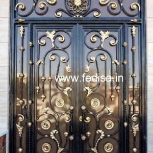 Artistic Luxury Grill Gate Design for Home Fronts No-5906