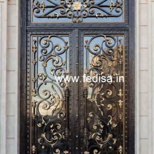 Elegant Iron Grill Gate Design for Contemporary Homes No-5921