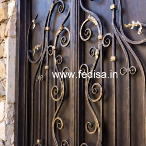 Fancy Exterior Steel Gate Grill Design Inspiration No-5945