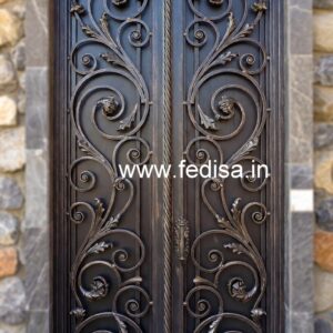 Beautiful Stylish Grill Gate Design for Villas No-5950