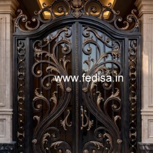 Fancy Decorative Iron Grill Gate Design No-5958