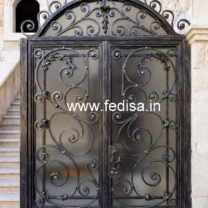 Elegant Modern Exterior Grill Gate Design No-5975