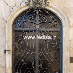 Contemporary Main Door Grill Gate Design No-5977