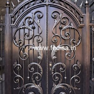 Beautiful Front Gate Grill Design for Indian Homes No-6008
