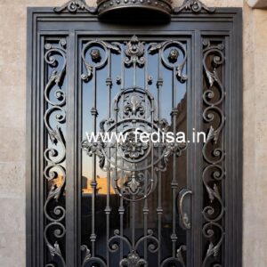 Classic Gate Grill Design for Traditional House Fronts No-6012