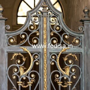 Modern Decorative Gate Grill Design for Luxury Homes No-6042