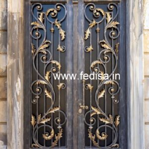 Grand Entrance Gate Grill Design for Luxury Villas No-6048