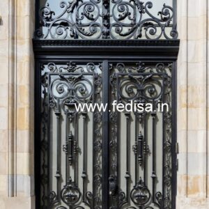 Modern Gate Grill Design with Minimalist Pattern No-6063