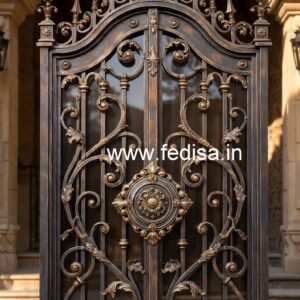 Royal Style Gate Grill Design for Home Entrance No-6064