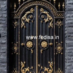 Black and Gold Gate Grill Design Inspiration No-6065