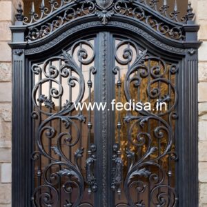 Royal Entrance Gate Grill Design for Luxury Villas No-6077