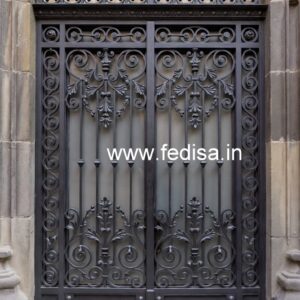 Laser Pattern Gate Grill Design for Elegant Houses No-6085
