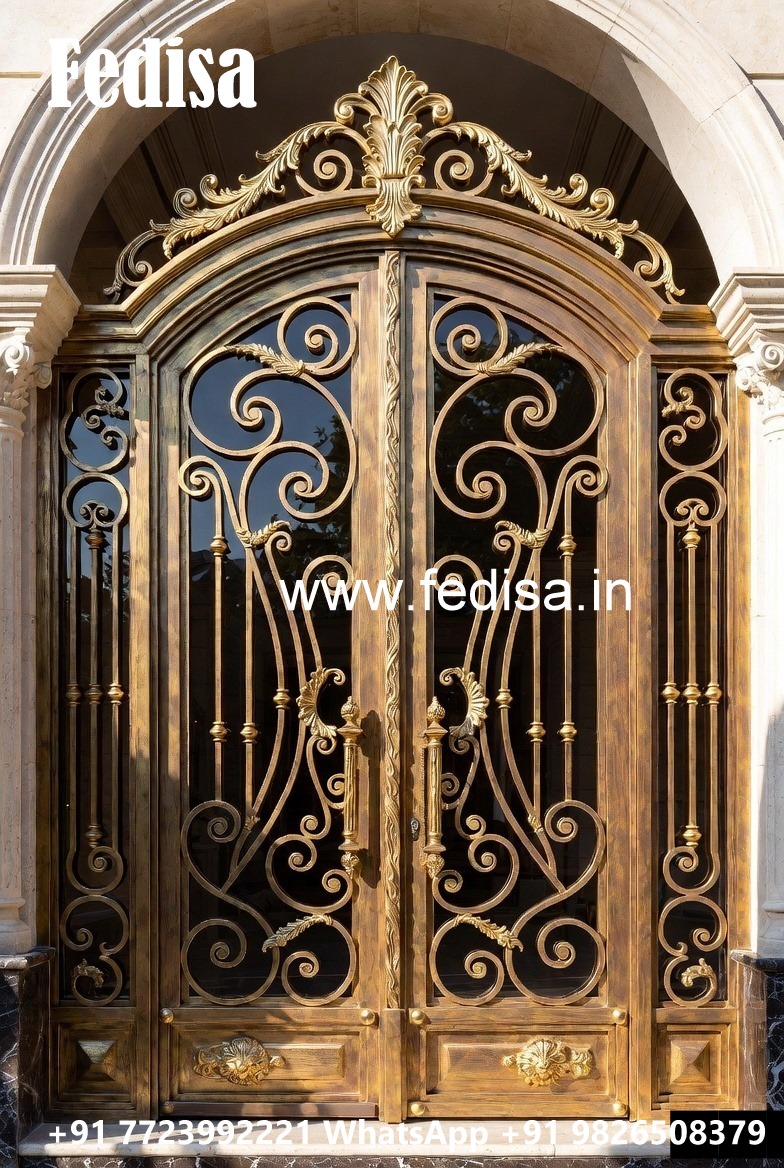 Trendy Villa Gate Grill Design for Exterior Beauty No-6092