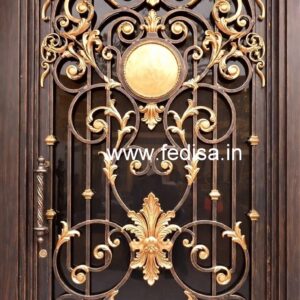 Stylish Steel Gate Grill Design for Elegant Entrance No-6103