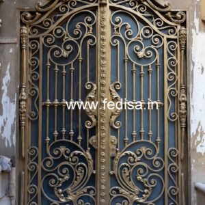 Modern House Front Gate Grill Design with Luxury Style No-6136