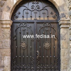 Contemporary Villa Gate Grill Design with Artistic Finish No-6144
