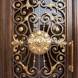 Stylish Steel Entrance Gate Grill Design for Homes No-6154