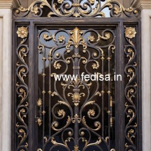 Elegant House Front Grill Gate Design for Villas No-6173