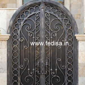 Stylish Contemporary Gate Grill Design for Villas No-6186