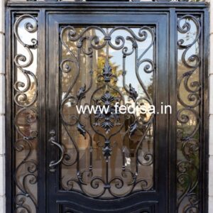 Modern Fancy Steel Gate Grill Design for Homes No-6194