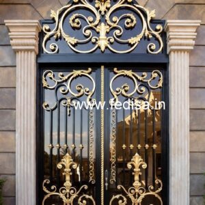 Modern Decorative Main Gate Grill Design No-6199
