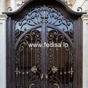 Elegant Villa Exterior Gate Grill Design No-6200