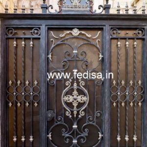 Royal Steel Gate Grill Design for Luxury Homes No-6201
