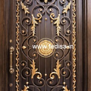 Elegant Modern Iron Gate Grill Design No-6207