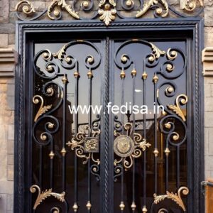 Artistic House Front Grill Gate Design No-6219