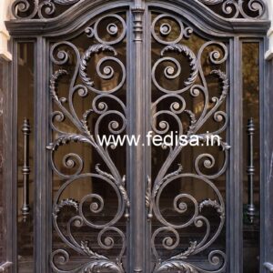 Modern Villa Entrance Grill Gate Design Inspiration No-6220