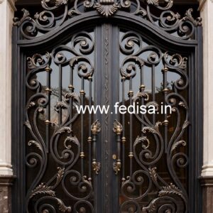 Beautiful Stylish Grill Gate Design for Villas No-6250