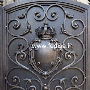 Artistic Modern Exterior Gate Grill Design No-6251